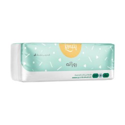 نوار بهداشتی روزانه بزرگ پنبه ریز 10 عددی | بالدار، ضخیم با جذب بسیار بالا و مشبک